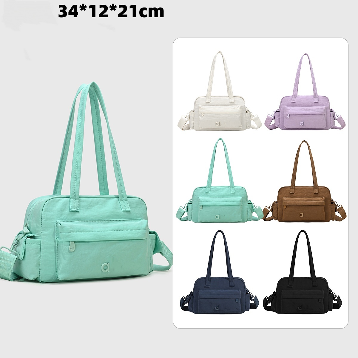 designer fashion bucket bags yogacrossbody bag with drawstringclosure travel gym backpackcommuter shoulder zipper handbagtote textured women's