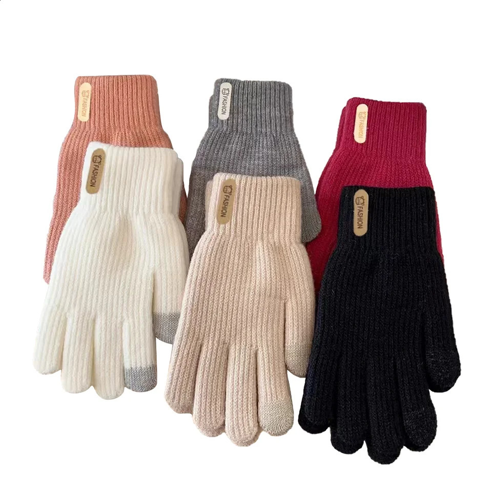 Thickened Cotton Winter Gloves for Women Warm Yarn Cycling Gloves for Men And Women Autumn Winter Insulation Unisex Cycling Mitt260915