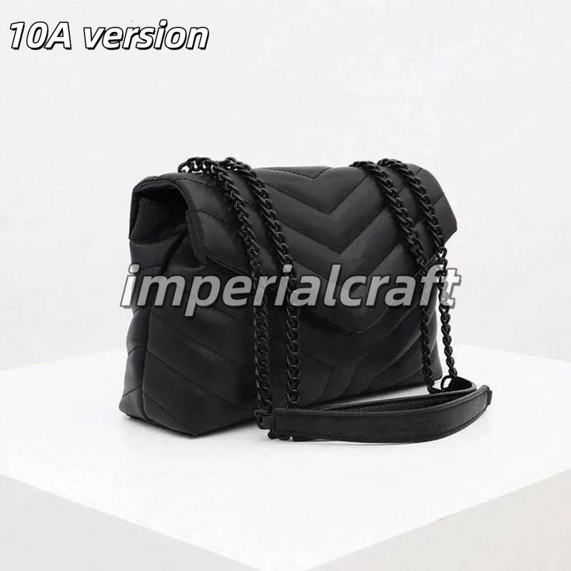 2026 10A Women yslilpures Bags Handbag Shoulder Bag Designer Bags Ladies Metal Chain Classic Black Messenger Chain Bags Wholesale 38f