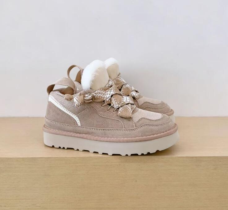 New W Classic Women Low mel casual shoes Winter snow boots Travel shoes cozy Sheepskin man Girl Warm Boots beautiful Christmas Gift