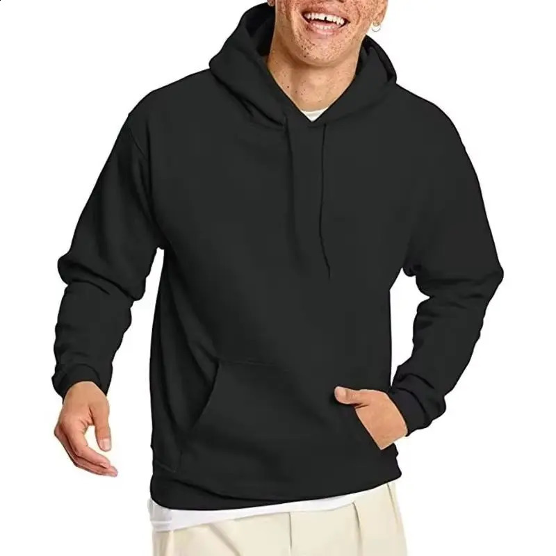 Men's Hoodies Women Pullover Spring Autumn Casual Hoodie Sweatshirts Solid Color Hoodies Oversize Black Sweatshirt For Male 260916