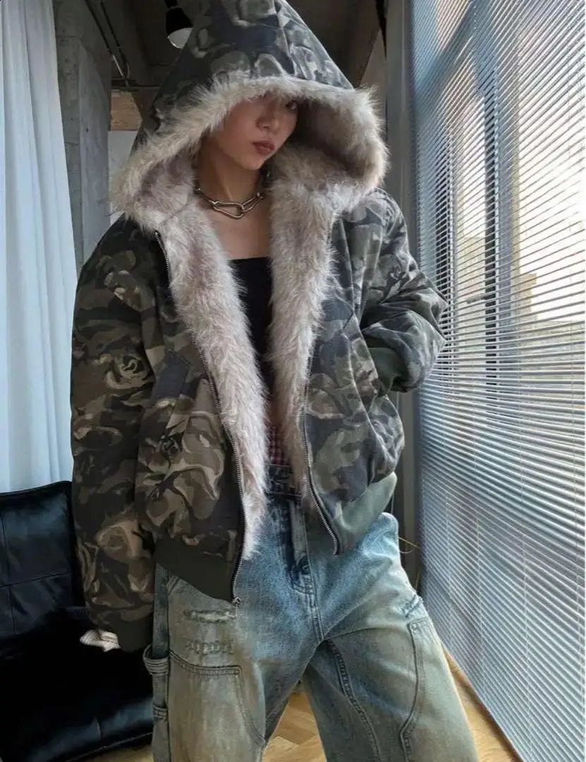 Gothic Vintage Leaves Camouflage Hoodie Y2Kcoats Mens Womens Fashion Hip Hop Oversized Hoodies Sweatshirts Casual Jackets 260917