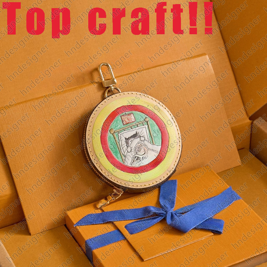 Master Quality Headphone Bag Key Pouch Accessory Designer Charms Keychain Pendent Ornament M15140 M15139 H03BLO