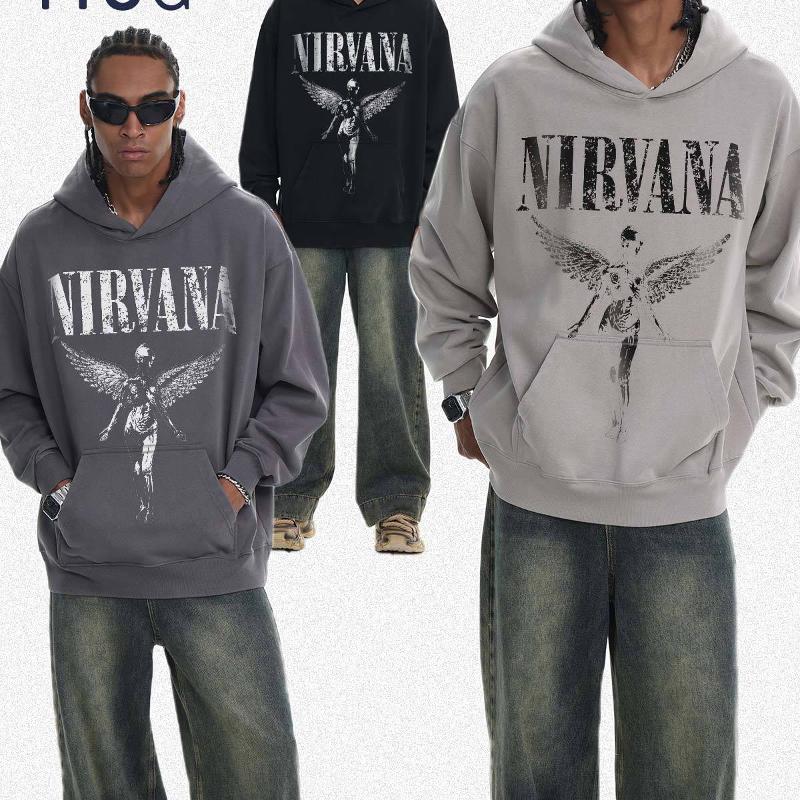 Designer Style Haute Qualité 2026 Automne Vintage Lavé Heavyweight Sweat À Capuche Unisexe Surdimensionné Drop Épaule Pull Sweat Kangourou Poche