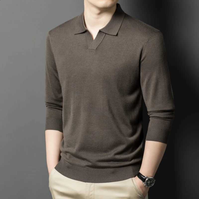 with sweater Men's V-neck pullover business casual keeping warm with wool . cashmere sweater.High-quality men's clothing J260916