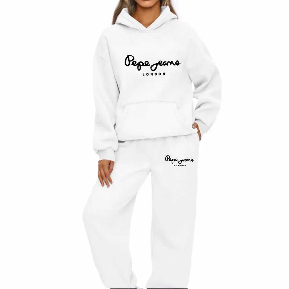 Womens 2026 Print Hooded Sweatshirts Suit High Quty Hot Sales Outfits Clothing Fashion Casual Jogging Pants Sets S260916FWV4