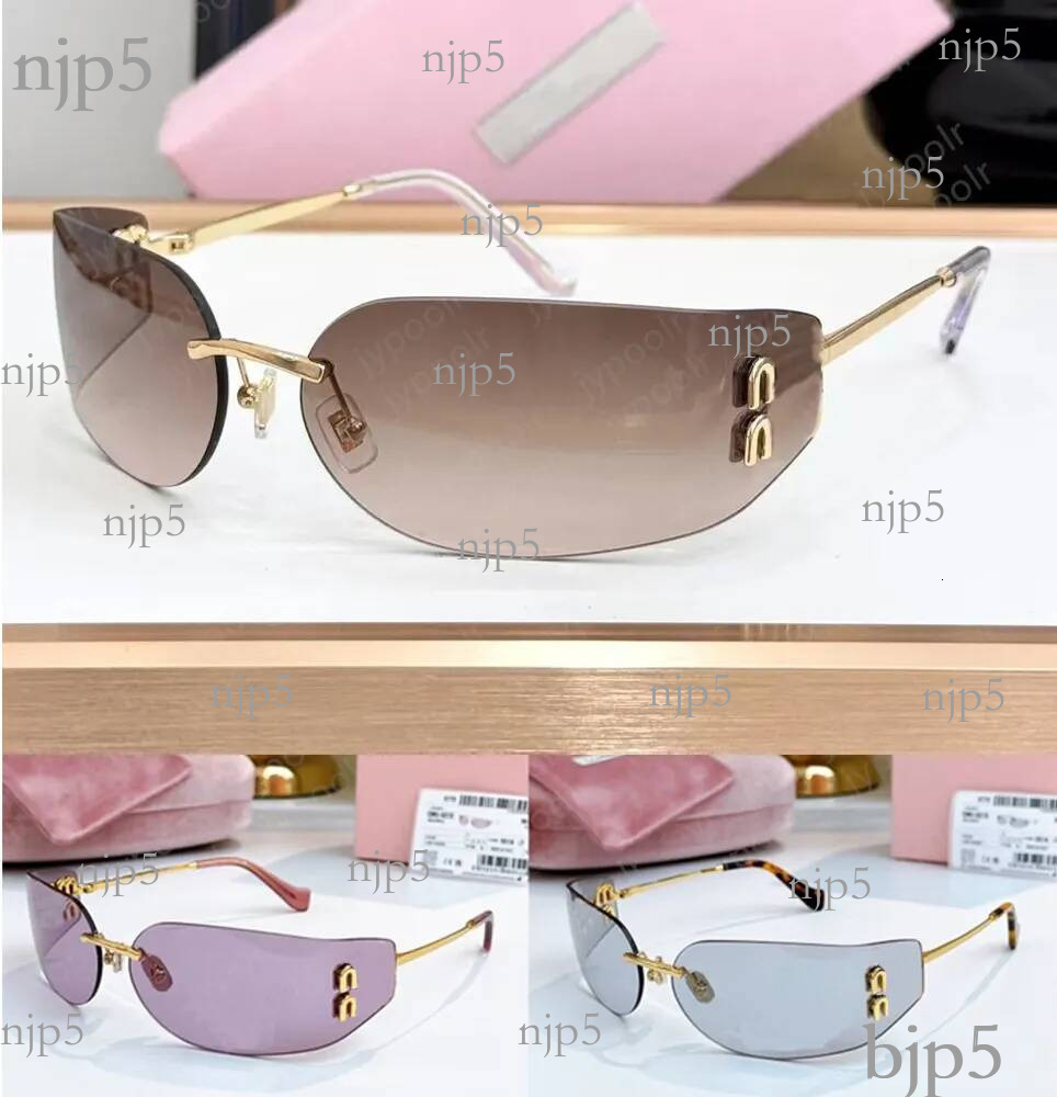 designer sunglasses Fashion men brand Curved mirror large Frameless sunglass women A51s anti-radiation UV400 Polarized Vacation Street Photography P