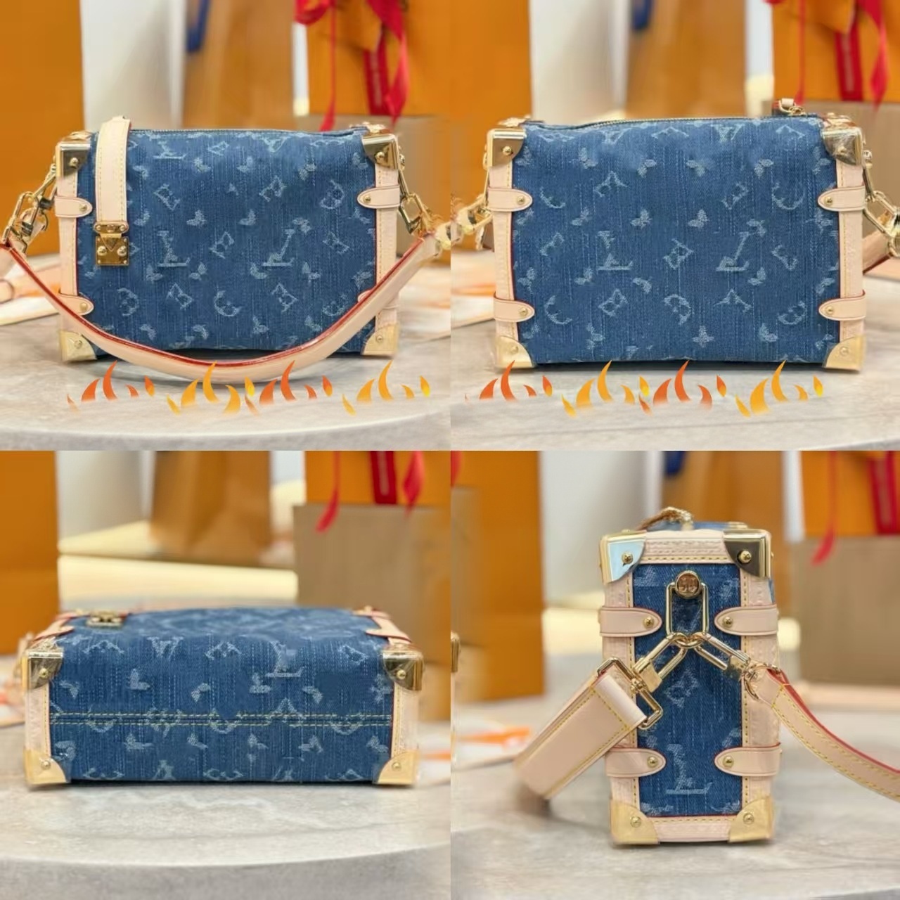 luxury designer bag Designer Bags 2026 Trends New Monogram Women Soft Box Bag Fashion Casual Handbag Shoulder Crossbody Purse for Ladies