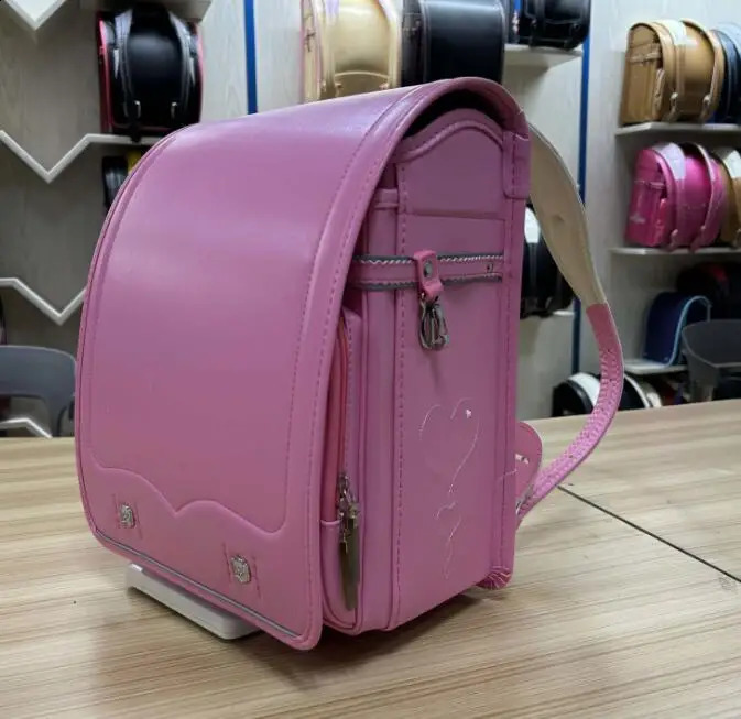 Japanese Randoseru Backpack Elementary School Bookbags for girls Japan PU Leather Japan School Bag For Boys School Backpack Bag 260916