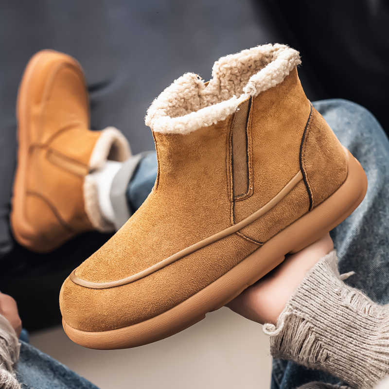 2025 New Thick Bottom Comfortable Trendy Outdoor Leisure fa1 with Velvet Warmth Winter High Top Cotton Shoes Snow Boots D260917