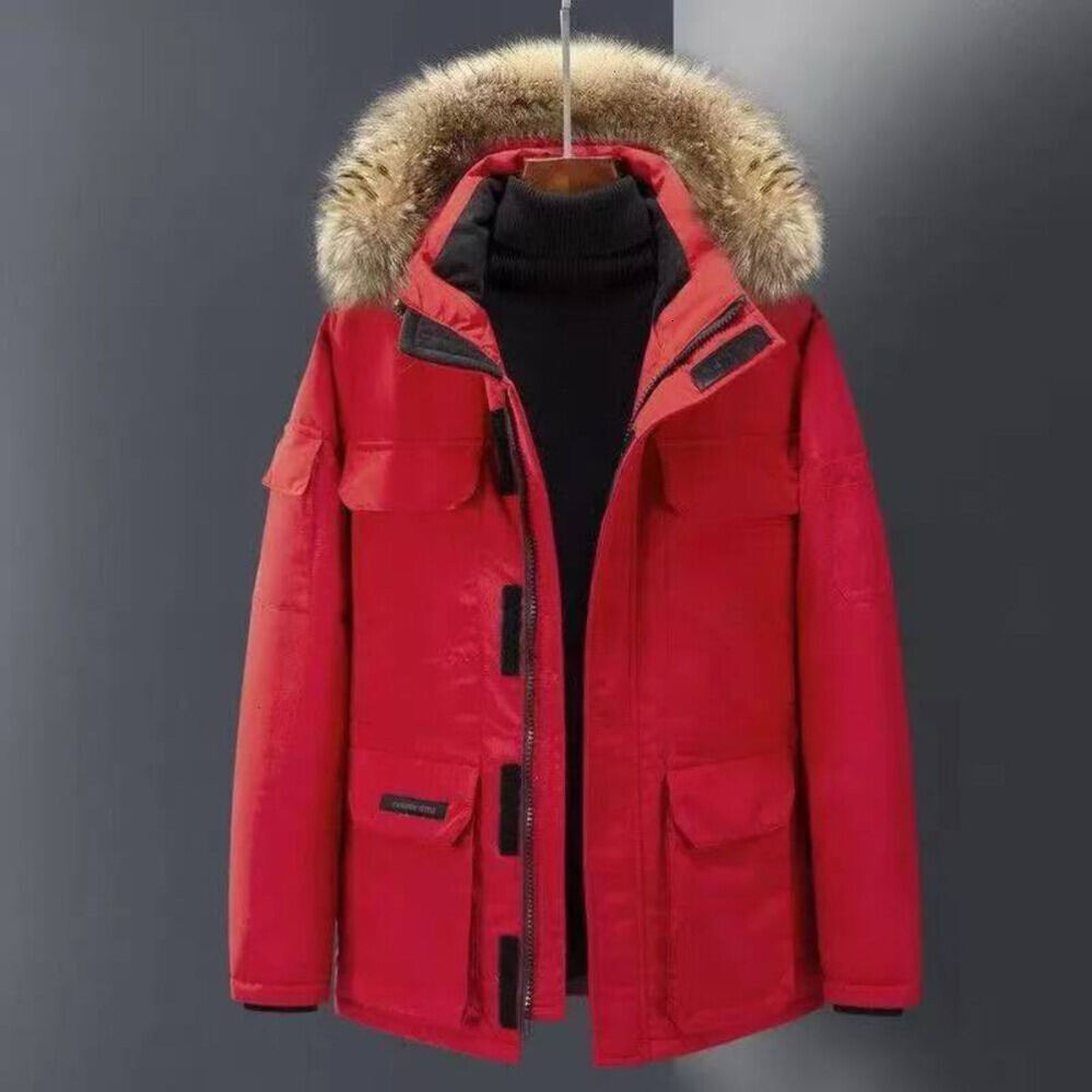Gosecoat Gilet Jacket Designer Goosecoats Gilet Jackets Lightweight Hoodie Style Kids Winter Coat Manteaus Jacket Wolverine Leather Collar Pilot Coa