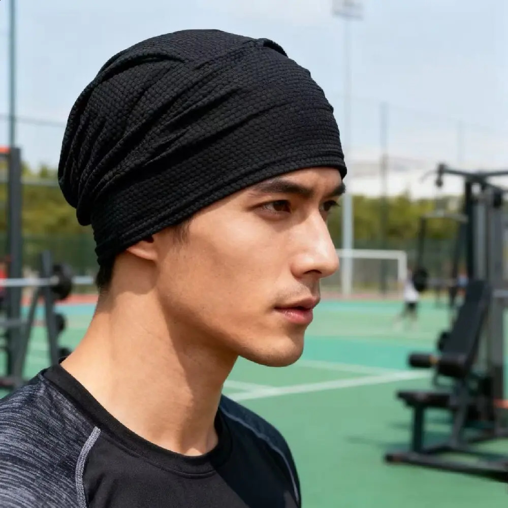 Solid Color Breathable Pullover Hat for Men Women Headscarf Hiking Baseball Riding Beanie Brimless Cap Spring Running Sport 260916