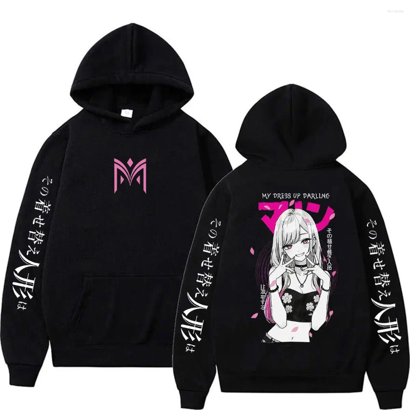 Men's Hoodies Anime Marin Kitagawa My Dress Up Darling Hoodie Men Women Cute Clothing Pullover Sweatshirt Casual Fashion Long Sleeve Hoody