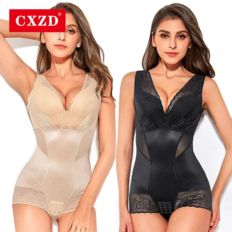 CXZD Women Bodysuits Shapewear Control Waist Trainer Body Shaper Slimming Underwear Tummy Trimmer Postpartum Rompers Butt Lifter260915
