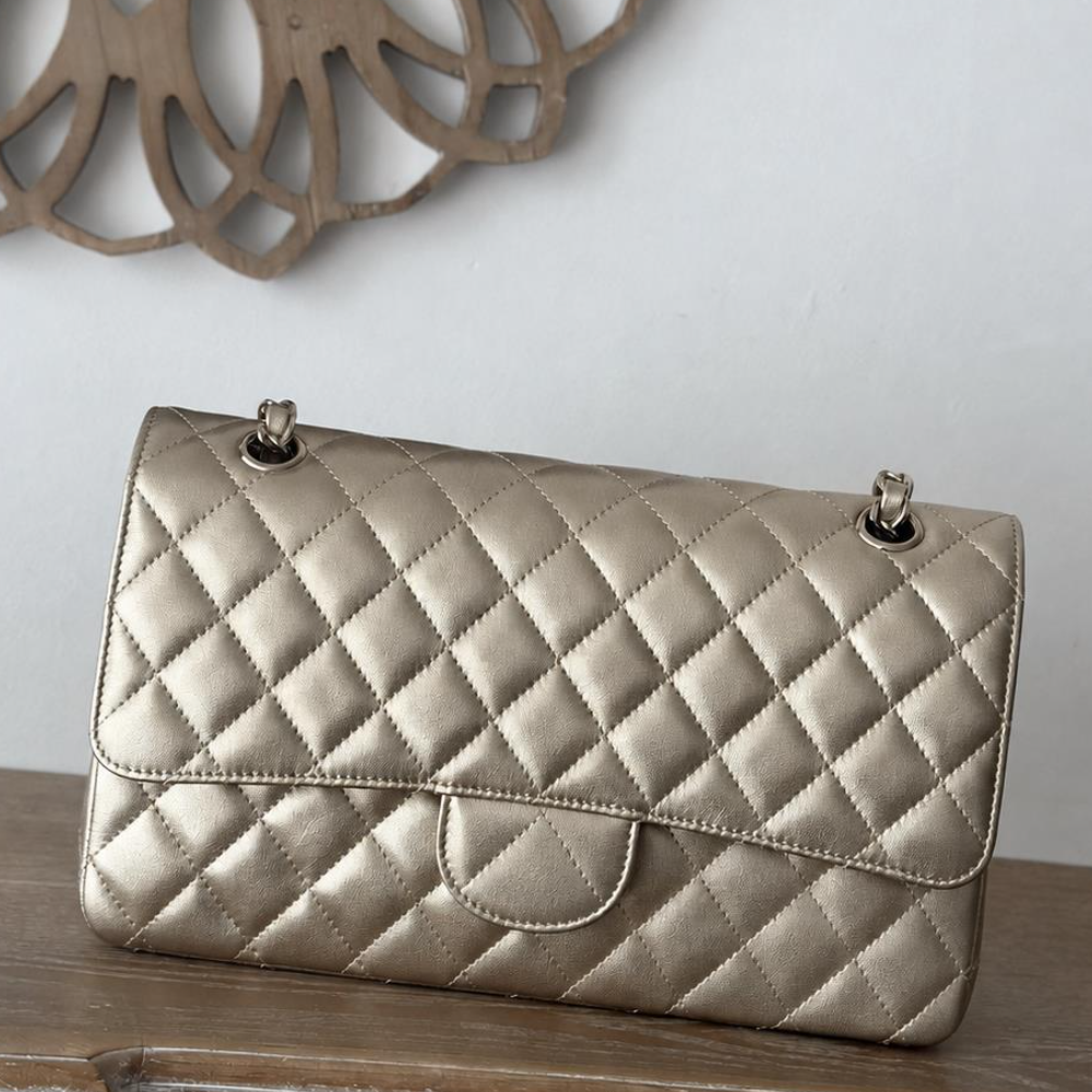 Flap Chain Bag Quilted Leather Refined Shoulder Crossbody Purse Shopping Dinner Evening Top-Tier Designer New Arrival