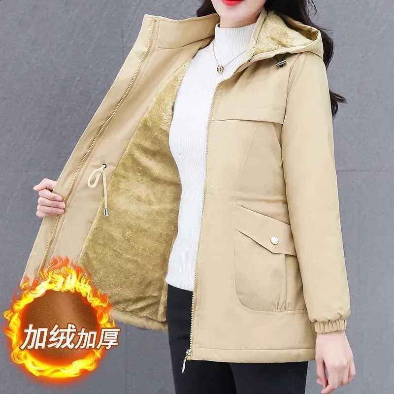 Hooded Overcoat Parka Down Cotton-Padded Women Jacket New Style 2023 Winter Explosions Fashion Warm Cotton Coat Women Clothing H260917
