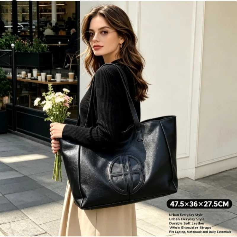 2026 New Large Capacity Tote Bag for Women Minimalist Casual Shoulder Handbag Fashion All-match Daily Commute Purse H260916