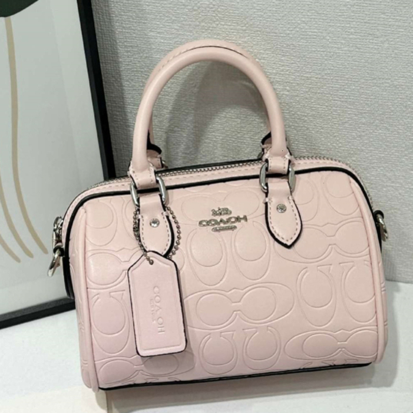 Mini Rowan Series Luxury Designer Retro Boston Satchel Women Detachable Adjustable Shoulder Strap Crossbody Bag Multi Colors Daily Dating Shopping b