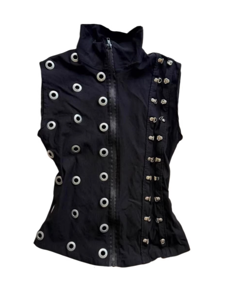 Y2K gothic retro 2026 new women's slim-fit sleeveless vest, a trendy European and American ins-style high-street item for cross-border sales 91