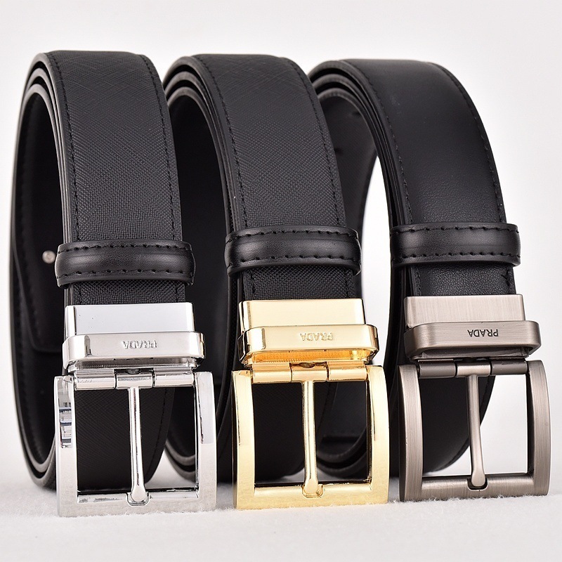 Factory Direct Sale Pula Men's High-end Business Fashion Versatile Trendy Internet Celebrity Same Style Belt Wholesale