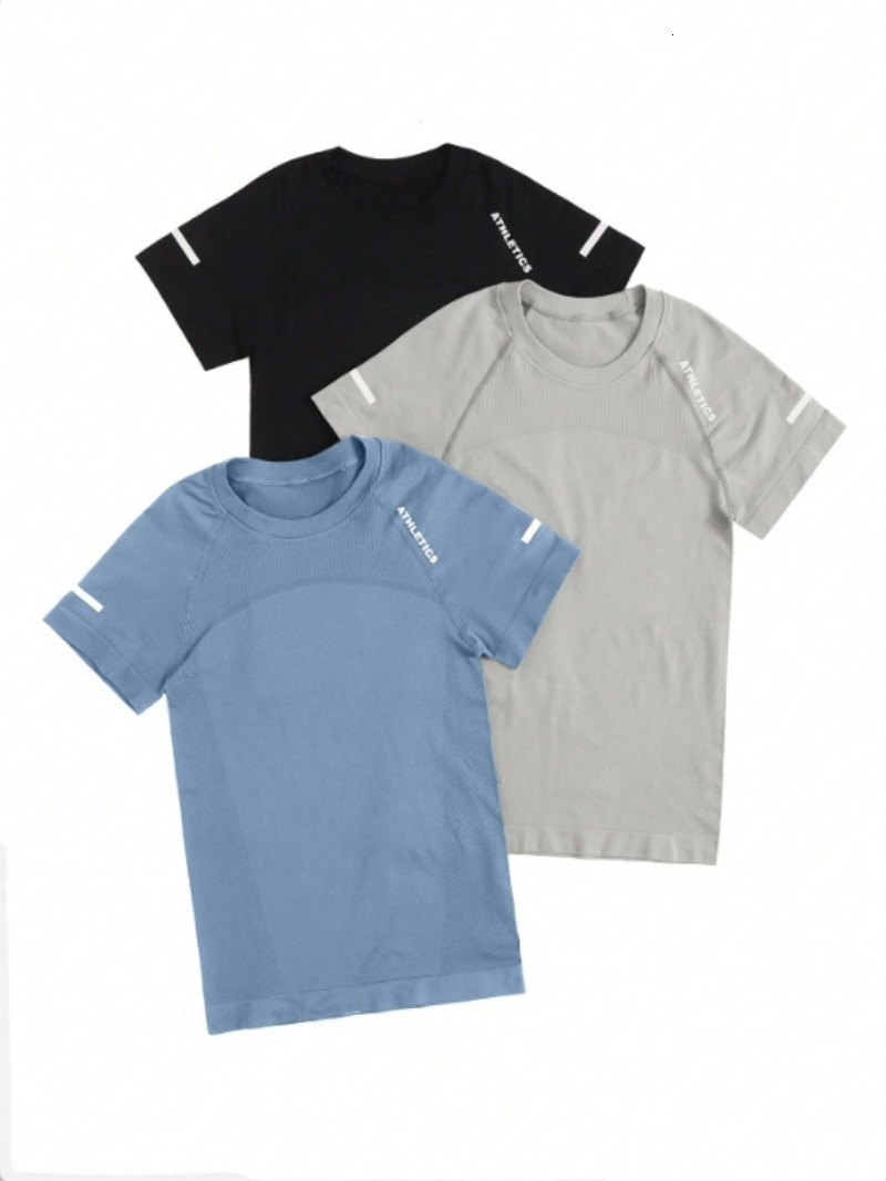 Seamless short sleeved T-shirt, quick drying exercise summer suit, yoga top, running fitness suit DX1968 26Y0917
