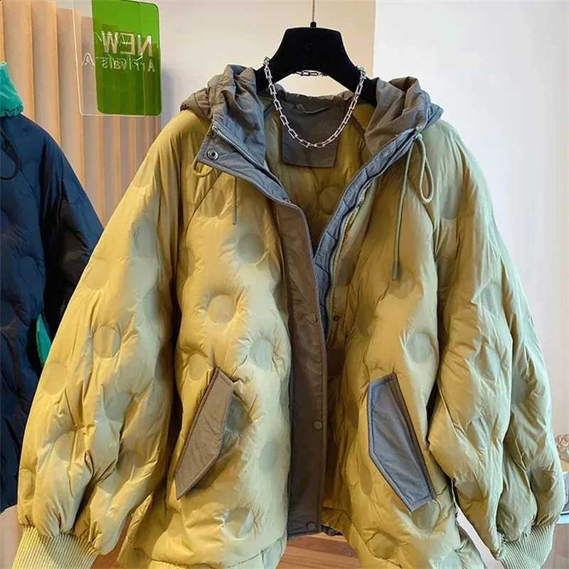 2024 Assorted Colors Down Cotton JaCKet Ladies Design Sense Winter Parka Fashion Hooded Korean Female Keep Warm JaCKet H260917