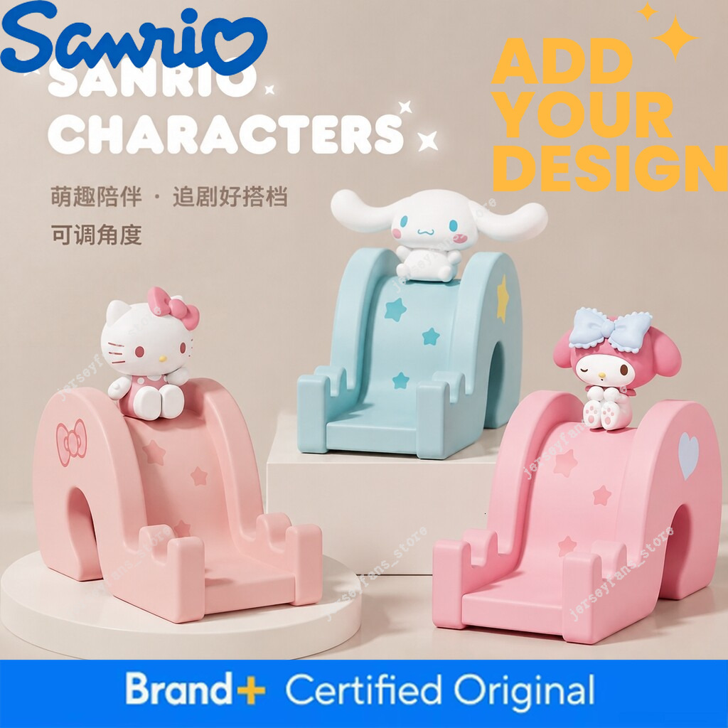 Hello Kitty Stand 2026 New Model Slide Desktop Ornament Cartoon Creative Cute iPad Tablet Sanrio Official Merchandise Lazy Watching Tool Phone Holde