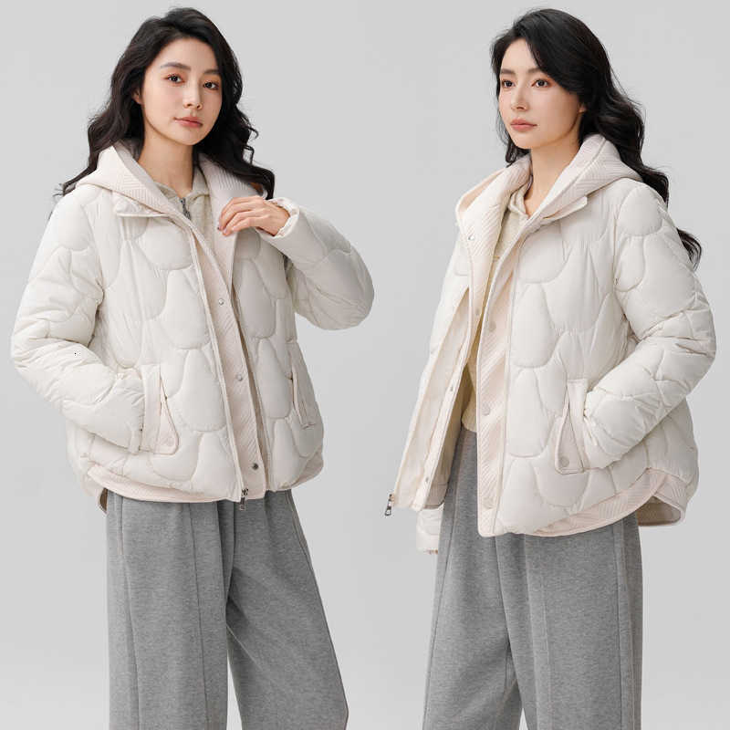 New Fashion Cotton-Padded Jacket Winter Women Small Slim Hooded Solid Parkas Girls Warm Coat Down Sustans Jackets Overcoat H260917