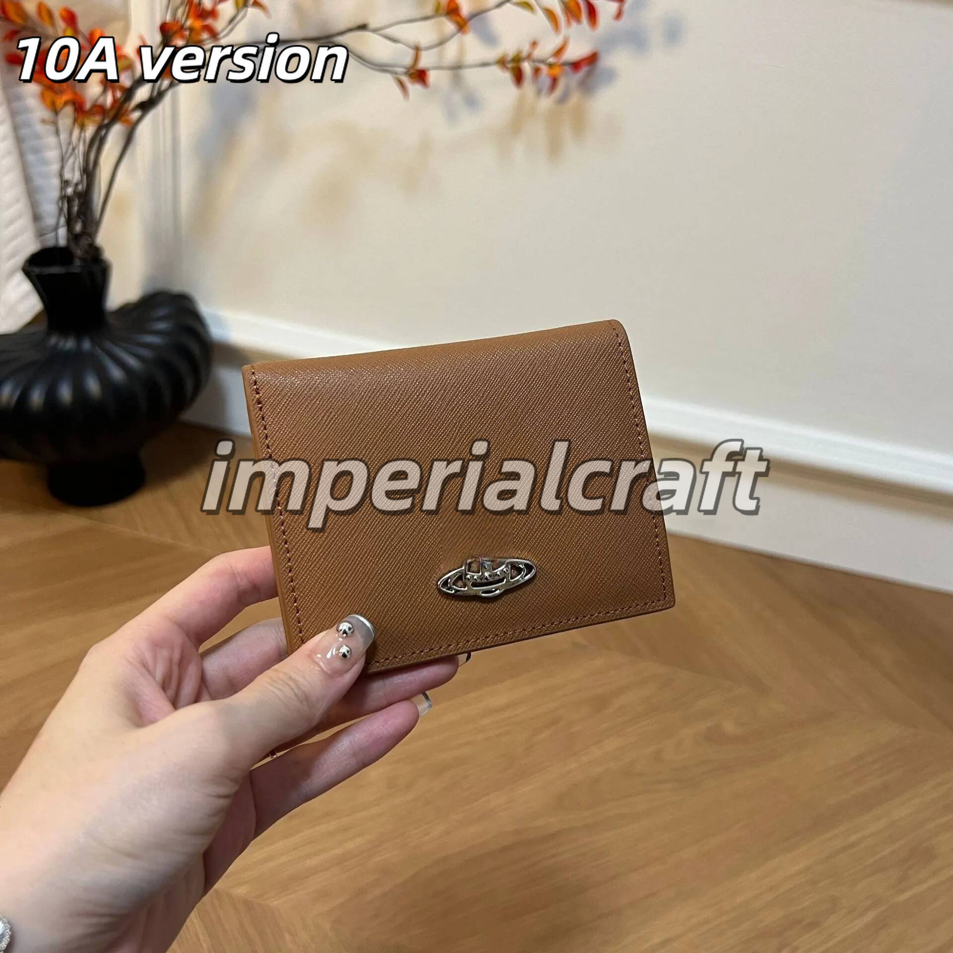 2026 10A viviaiine High Quality Wallet Designer Bag Luxury Fashion Card Holder Wallets Large Capacity Leather Business Coin Change Card Pack 938
