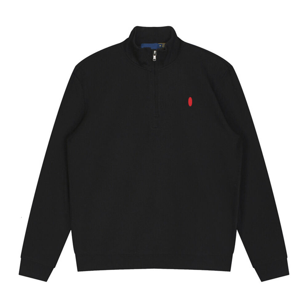 Rolphy Laurener Long Sleeve Men Designer Solid Color Pony Embroidery Loose Fit T Shirt Formal Pullover Autumn Cotton High Street Ralf Shirt Laurnen