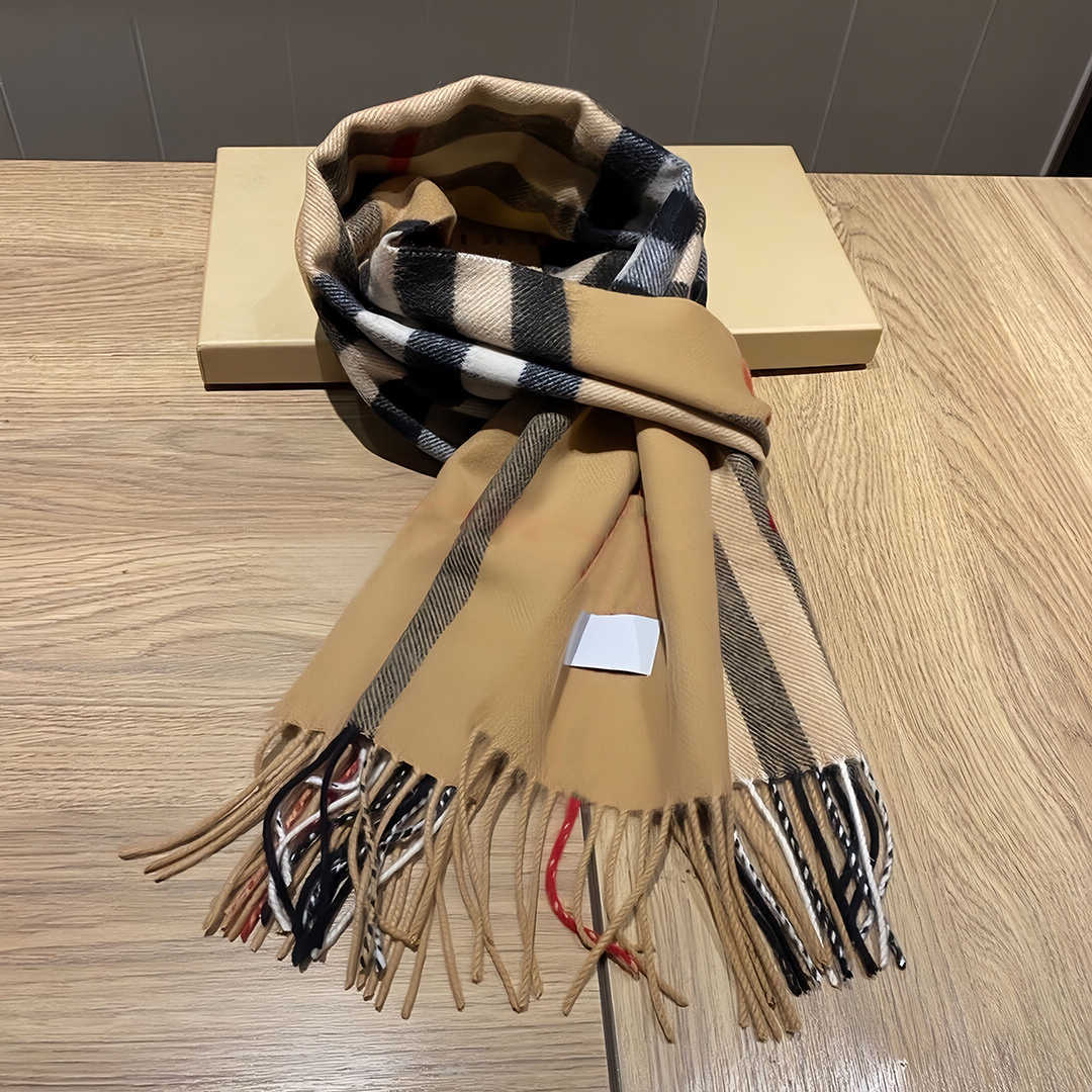 Check 2026 Pattern Women's Men's Scarf % Wool Scarf suitable for winter warmth long length scarf size 180x30 cm S2609171X0B