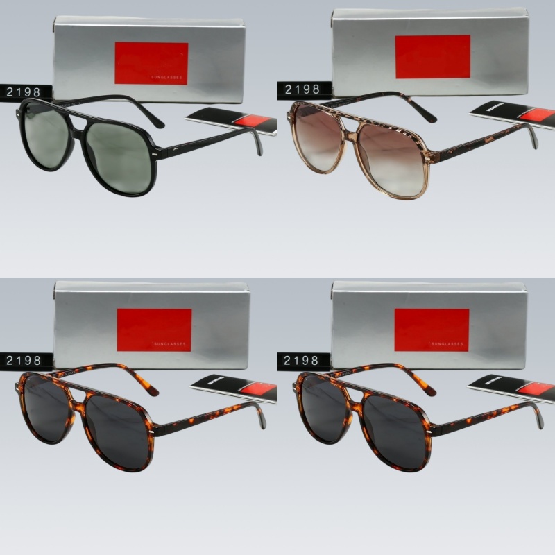 2026 New Sunglasses For Women Designer Sun Glasses Mens Sunglass Oversize Frame Thin Temples Classic 2198 Men Women Goggle Adumbral Beach Eyeglasses