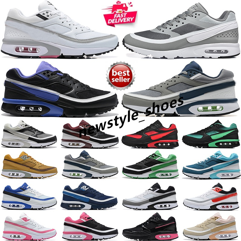 Men Women BW Designer Running Shoes White Pure Platinum Black Persian Violet Cream Vachetta Tan Rotterdam Lyon LA Beijing Trainer Platform Sneakers