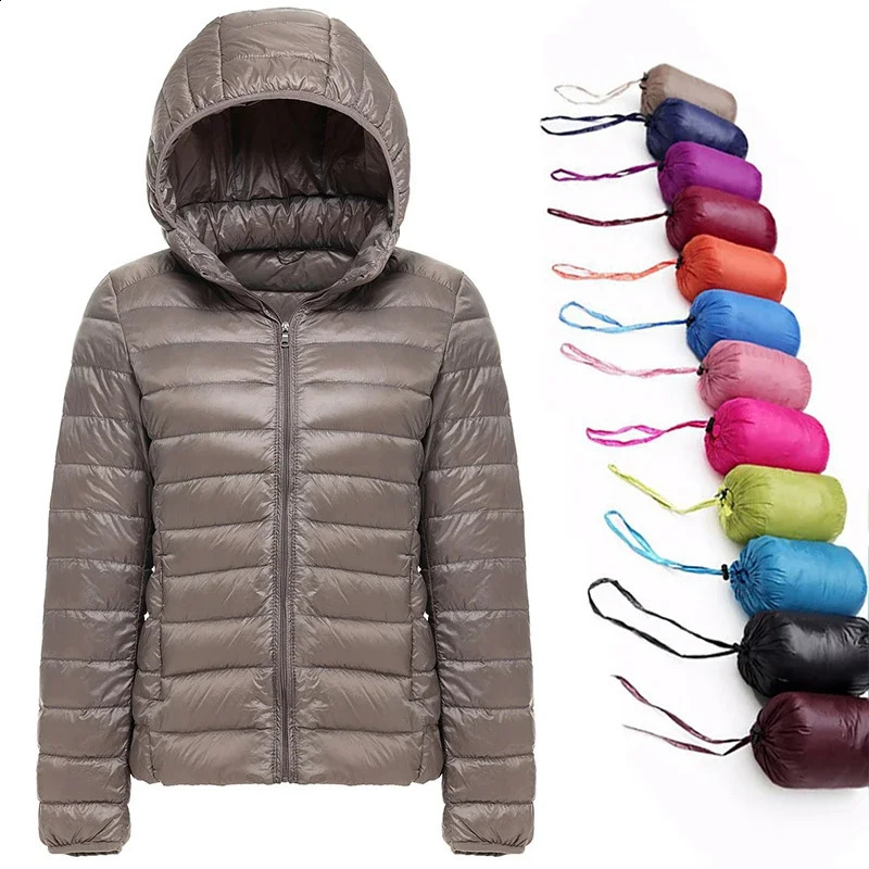 2026 90% Duck Down Jacket Women Autumn Winter Coat Lady Ultralight Down Jacket 260915