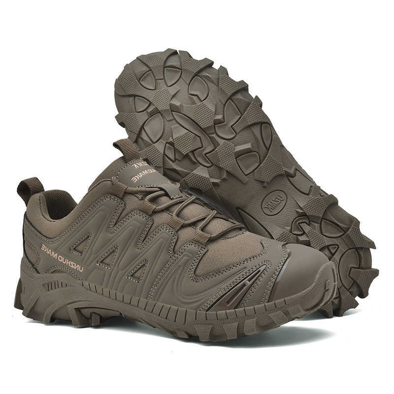 Combat New Men Tactical Boot Anti-Slip Work Safety Shoes Breathable Special Force Army Boots Male Military Motorcycle Shoe D260917