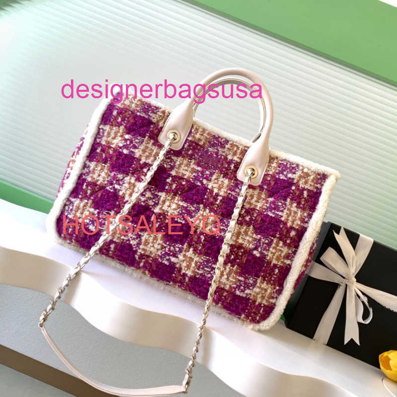Luxury Designer Bag 25N Tweed Houndstooth Handbag Crossbody Ski Series Autumn Winter Limited Edition Wool Bag Yqtgood