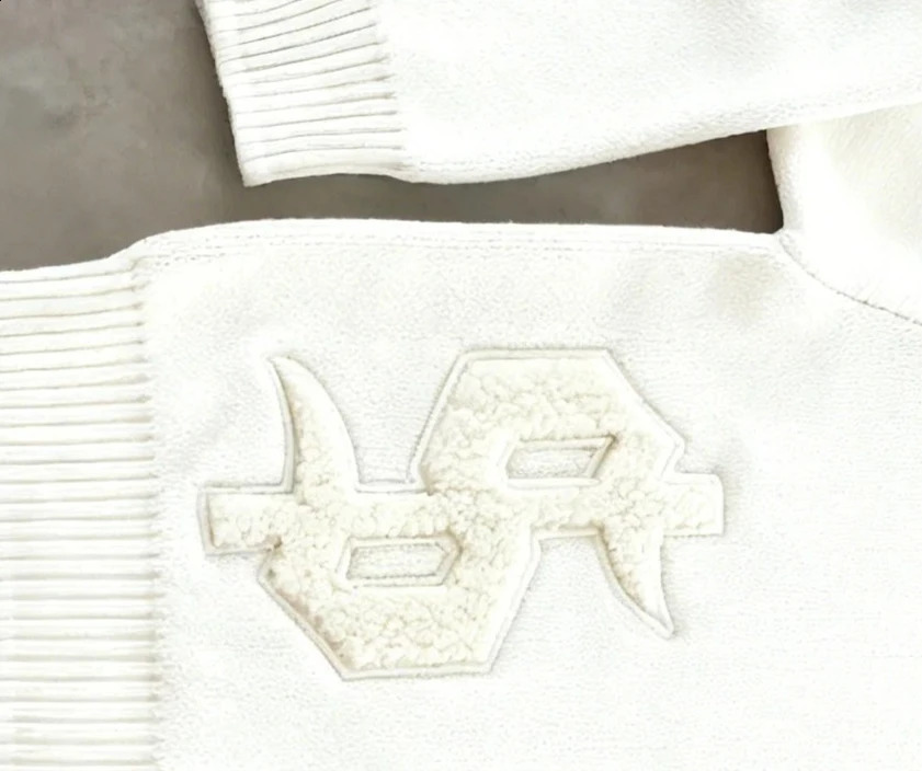 Embroidery Pullover Y2K White Long Sleeve Sweater Dollar Gothic Goth Retro Casual Streetwear Old Money Men Boxy Knitted Clothing 260916