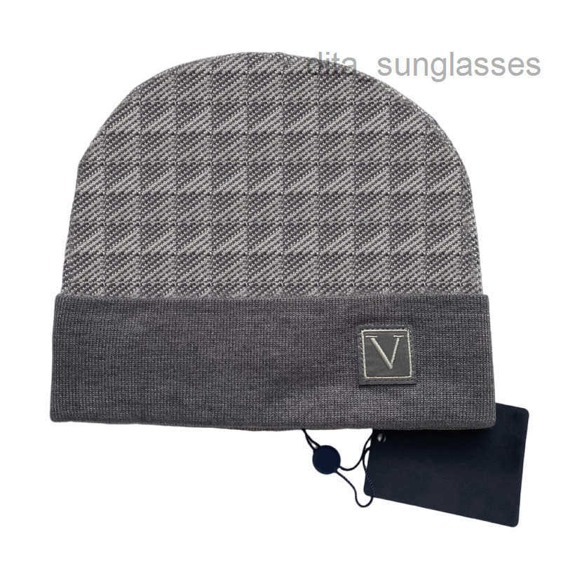 Luxury Designer Beanies Men's and Women's Beanie Fall/Winter Thermal Knit Letter Hat Ski Brand Bonnet High-Quality Plaid Caps Luxury Warm