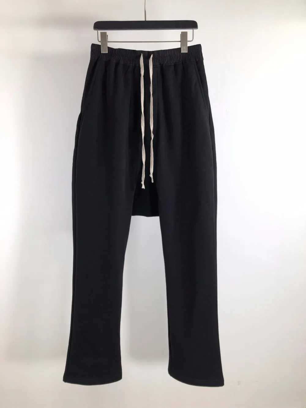 Owen Seak Men Casual Harem Pants Cotton Gothic Men's Clothing Sweatpants Autumn Women Cross Full Length Loose Black Pants XL Q260917