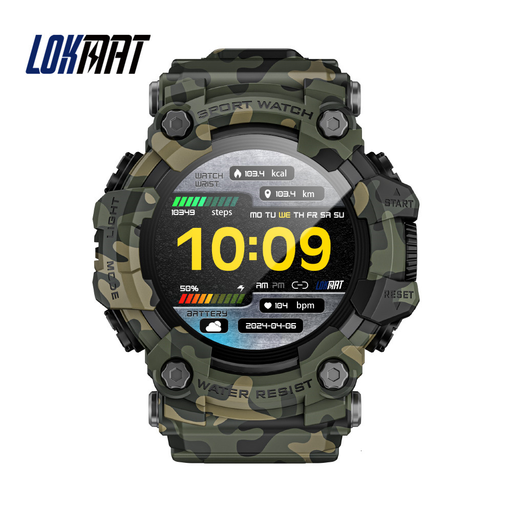 luxury watch One Piece LOKMAT Trade ATTACK GT Outdoor Smart Bluetooth Call Compass Flashlight Sports mens watches high quality designer mens watch l