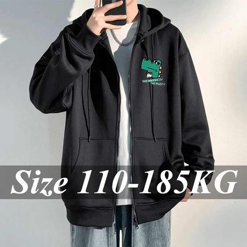 Men's Long Slve Zipper Jacket Coats Plus Size Autumn 5XL 6XL 7XL Warm Sweatshirts Casual Baseball Jacket Outdoor Male Clothing S260917J72Q