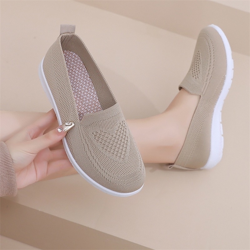 Comfortable casual women's shoes spring and summer breathable fabric uppers solid colors low-cut n soft and outdoor walking 260911ww