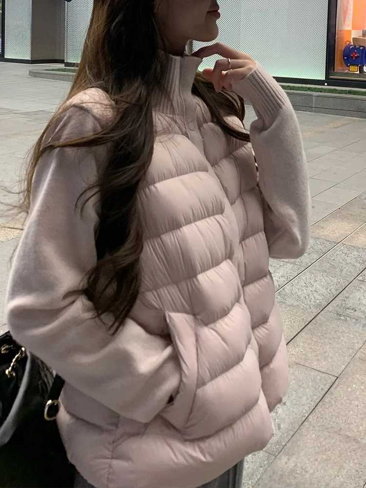 Hong Kong Style Loose Retro Simple Cotton Jacket Women's Fashionable Warmth Outerwear Autumn Winter New Arrival Ageless H2609171