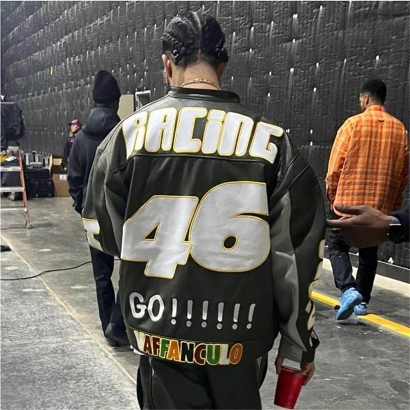 Heavy duty leather jackets embroidered 10000 stitches loose fitting outerwear baseball jacket coat men winter men clothing 260915CJ