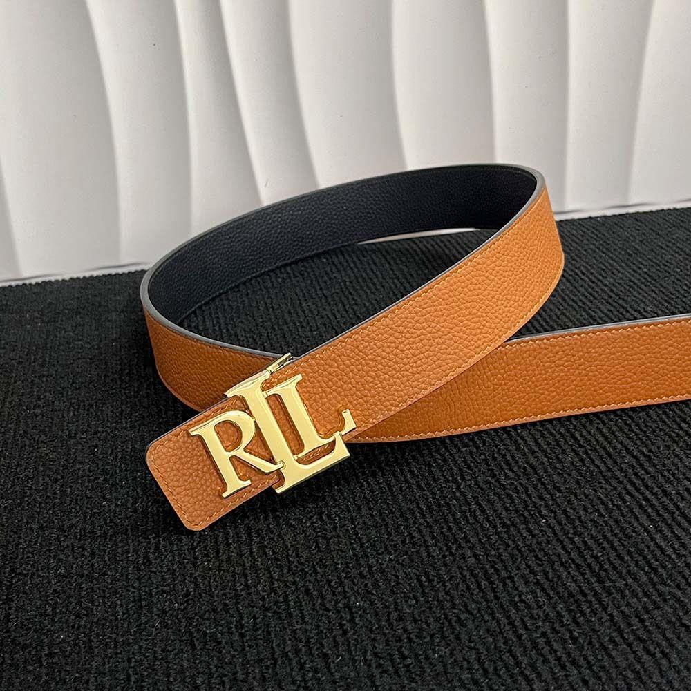 Men's leather belt letter made of top-grain cowhide, 3.5cm wide, a smooth buckle, suitable for business casual wear with dress pants or jeans
