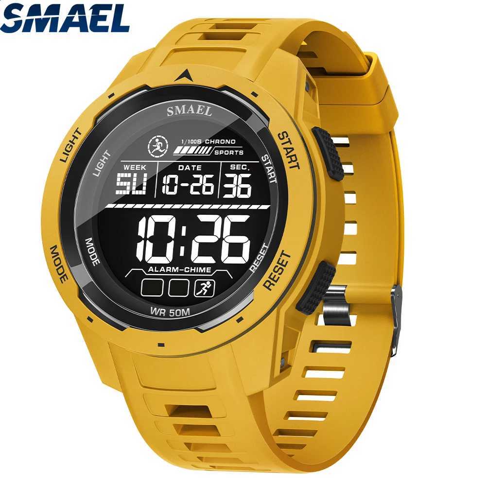 SMAEL 8105 Watch for Men Digital Watches Sports LED Wristwatches Men's 50m Waterproof Watch Digital Light StopwatchT260916