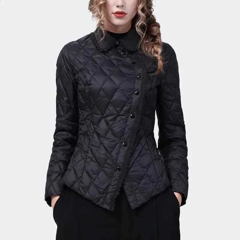 Women Parkas Short High-quality Elegant Thin Slim Waist Casual Down Cotton Jackets Coat New Autumn Female Parka Outwear H260917