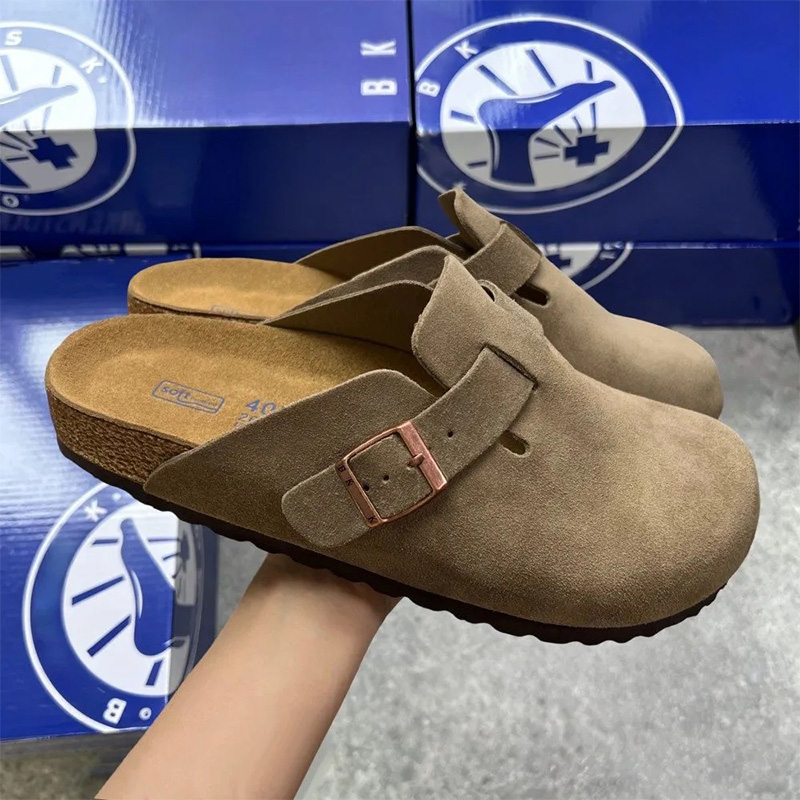 Designer shoes Women birken Clog Sandals Slippers Men Slides Shoes Genuine Leather Clogs Sandale men women sliders trainers flip flops sandales size