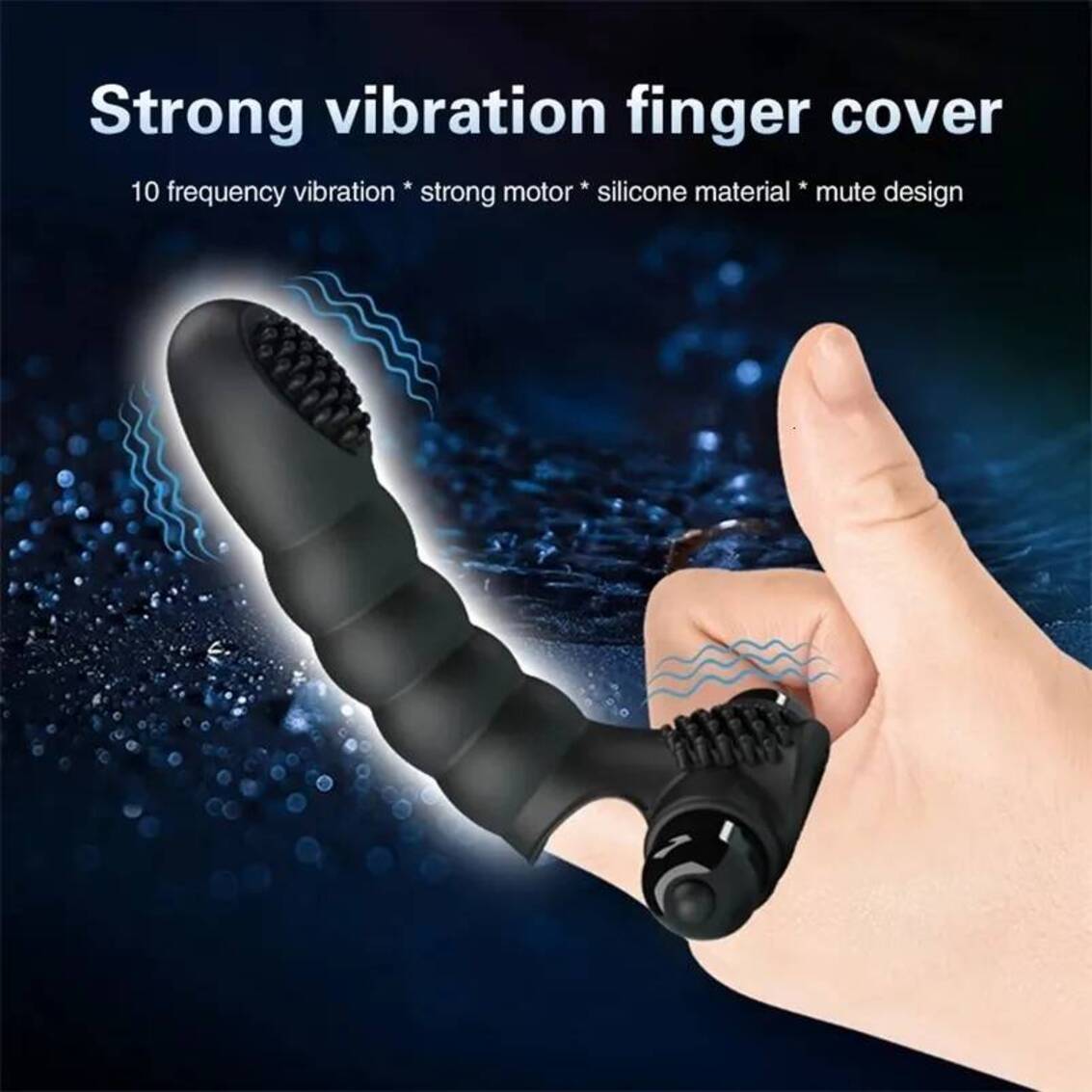 2026 New Dildo Vibrator Finger Sleeve G Spot adult toys Massage Clitoris Stimulator Sex Toy For Women Female Masturbator Vagina Flirting Product JA3
