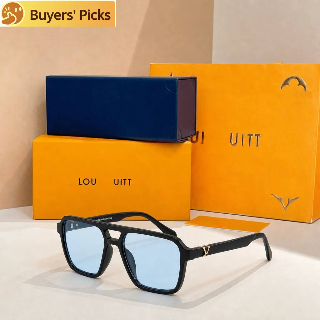 2026 Luxury designer pilot men Fashionable and minimalist women polarized glasses Outdoor travel driving versatile beach UV400 protective sunglasses